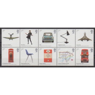 Stamps - Great Britain - 2009 - Nb 3080/3089 - Art