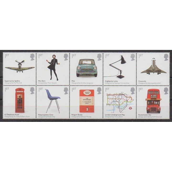 Timbres - Grande-Bretagne - 2009 - No 3080/3089 - Art