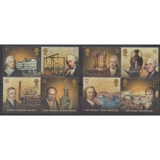 Stamps - Great Britain - 2009 - Nb 3115/3122 - Science