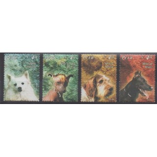 Timbres - Pérou - 2004 - No 1420/1423 - Chiens
