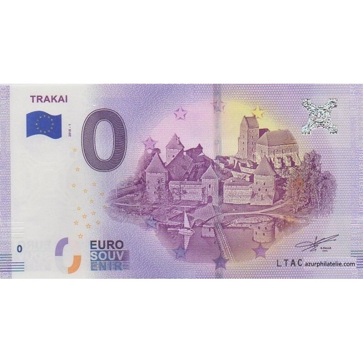 Billet souvenir touristique - 2018-1 - Trakai - ()