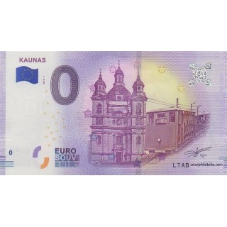 Billet souvenir touristique - 2018-1 - Kaunas - ()