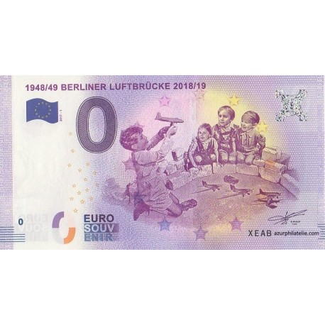 Euro banknote memory - DE - 1948/49 Berliner Luftbrücke 2018/19 - 2017-1