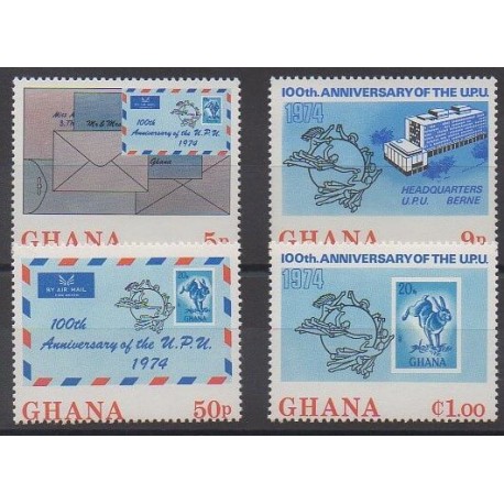 Ghana - 1974 - Nb 495/498 - Postal Service