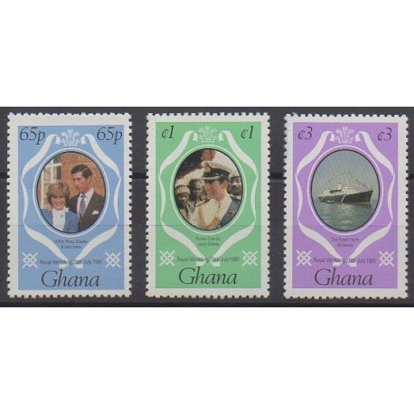 Ghana - 1981 - Nb 711/713 - Royalty