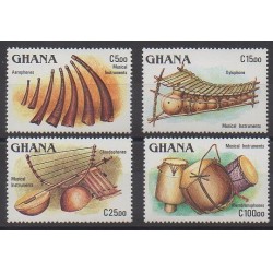 Ghana - 1987 - Nb 936/939 - Music