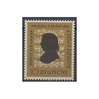Timbres - Allemagne occidentale (RFA) - 1956 - No 108 - Musique