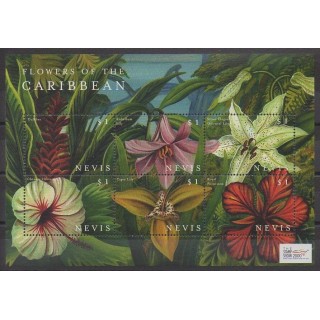Stamps - Nevis - 2000 - Nb 1461/1466 - Flowers