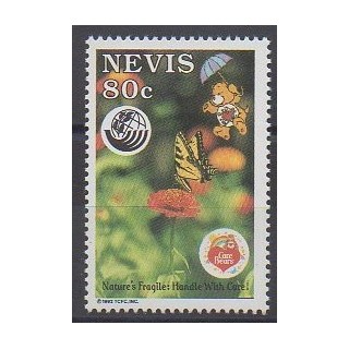 Stamps - Nevis - 1992 - Nb 704 - Environment