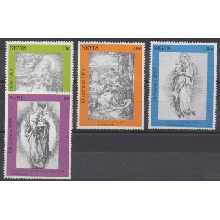 Stamps - Nevis - 1991 - Nb 614/617 - Christmas