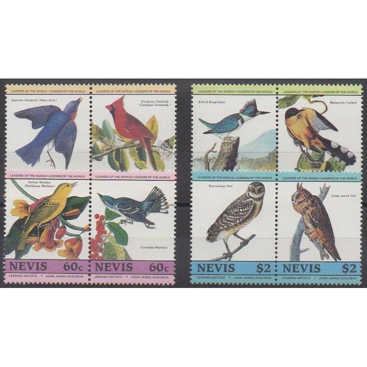 Stamps - Nevis - 1985 - Nb 271/278 - Birds