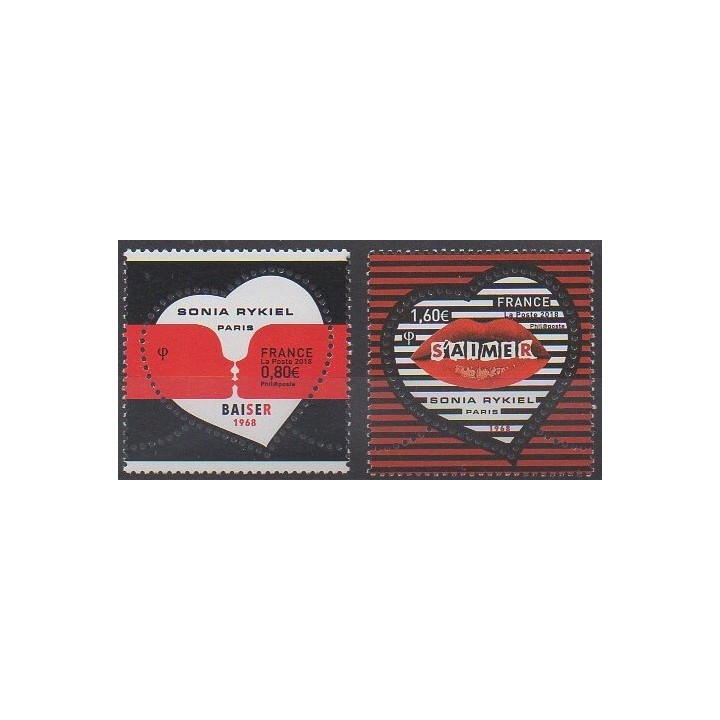 Stamps - France - Poste - 2018 - Nb 5198/5199 - Fashion