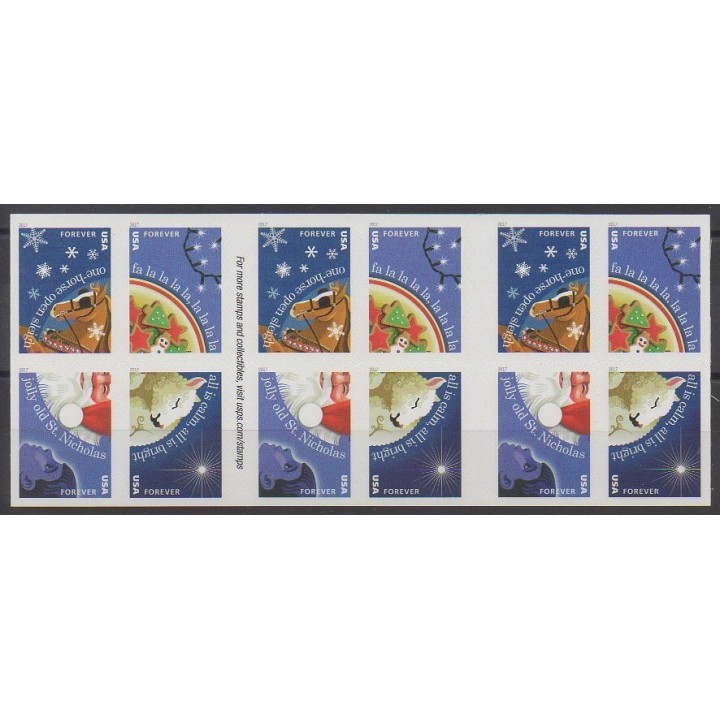 Stamps - United States - 2017 - Nb C5069 - Christmas