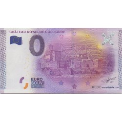 Billet souvenir - Château royal de Collioure - 2015