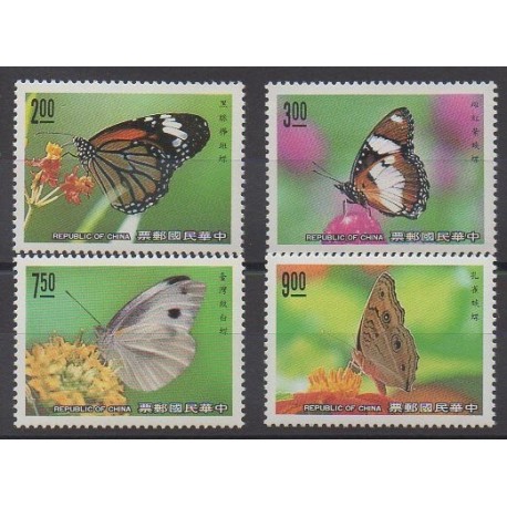 Formose (Taïwan) - 1990 - No 1836/1839 - Insectes