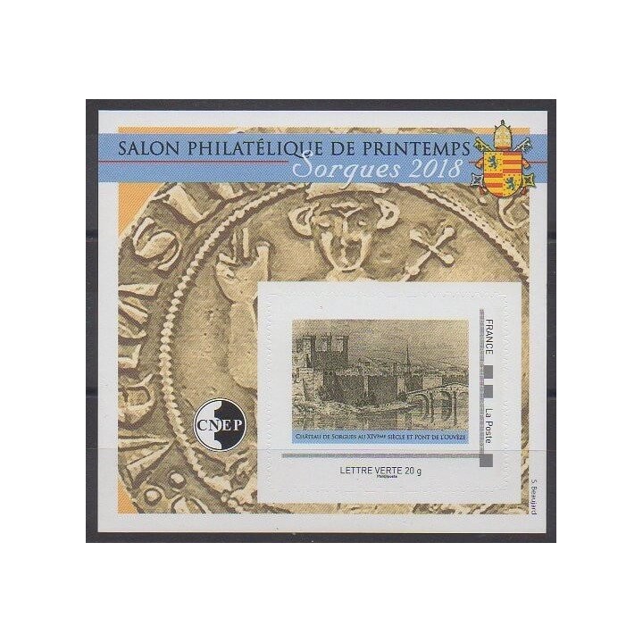 Timbres - France - Feuillets CNEP - 2018 - No CNEP 77 - Châteaux