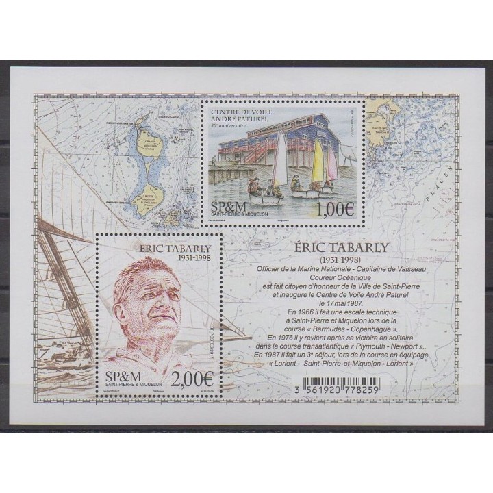 Timbres - Saint-Pierre et Miquelon - Blocs et feuillets - 2017 - No F1193 - Navigation