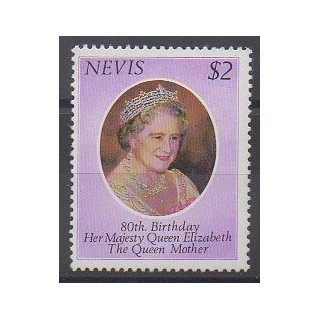 Stamps - Nevis - 1980 - Nb 43 - Royalty