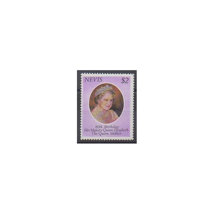 Stamps - Nevis - 1980 - Nb 43 - Royalty