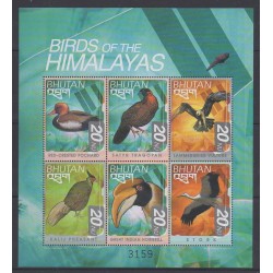 Bhoutan - 1999 - No 1476U/1476Z - Oiseaux