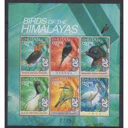Bhoutan - 1999 - No 1476AA/1476AF - Oiseaux