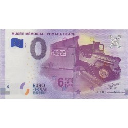 Euro bankenote memory - 14 - Musée mémorial d'Omaha Beach - 2018-1
