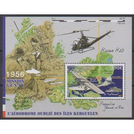 French Southern and Antarctic Lands - Blocks and sheets - 2018 - Nb F863 - Planes