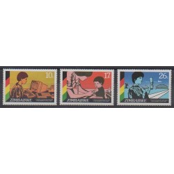 Zimbabwe - 1985 - No 109/111 - Santé ou Croix-Rouge