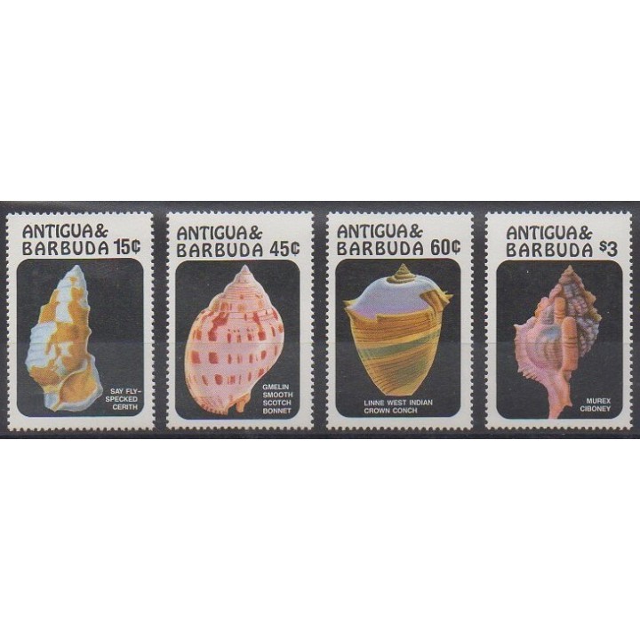 Timbres - Antigua et Barbuda - 1986 - No 919/922 - Animaux marins