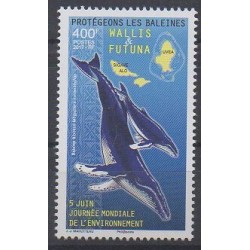 Wallis et Futuna - 2017 - No 869 - Mammifères - Animaux marins - Espèces menacées - WWF