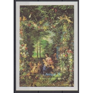 Timbres - Antigua - 1981 - No BF58 - Peinture - Noël