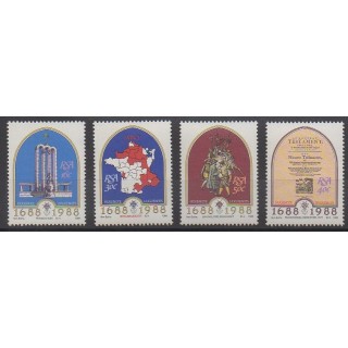 Timbres - Afrique du Sud - 1988 - No 644/647 - Histoire