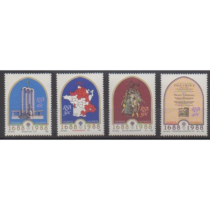 Stamps - South Africa - 1988 - Nb 644/647 - Various Historics Themes