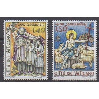 Timbres - Vatican - 2010 - No 1522/1523 - Religion