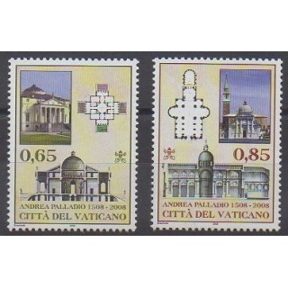 Timbres - Vatican - 2008 - No 1476/1477 - Architecture