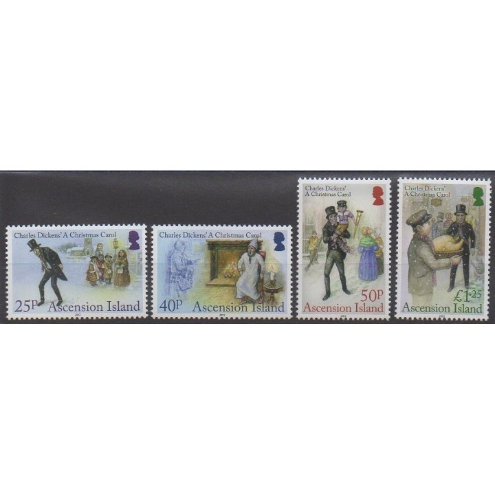Timbres - Ascension - 2012 - No 1066/1069 - Noël - Littérature