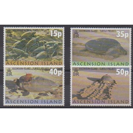 Ascension Island - 2000 - Nb 763/766 - Reptils