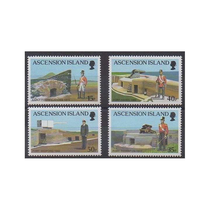 Stamps - Ascension Island - 2000 - Nb 771/774 - Military history
