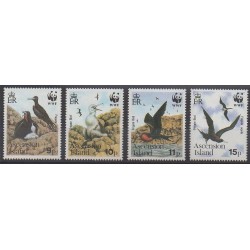 Ascension Island - 1990 - Nb 503/506 - Birds - Endangered species - WWF