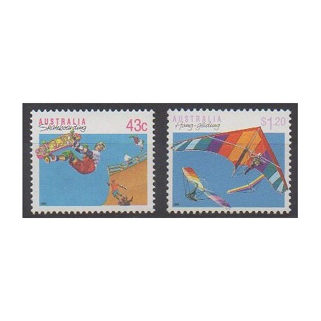 Australie - 1990 - No 1181/1182 - Sports divers