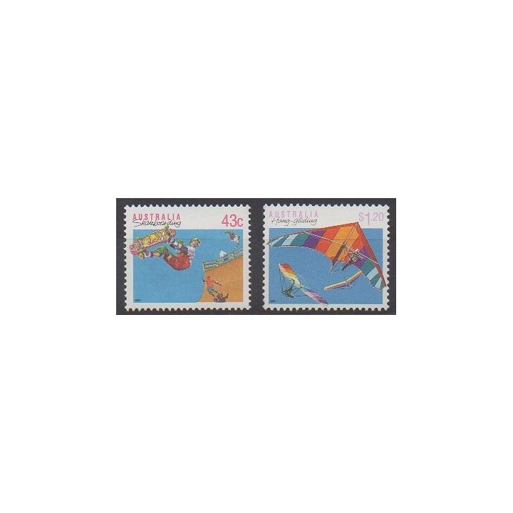 Stamps - Australia - 1990 - Nb 1181/1182 - Various sports