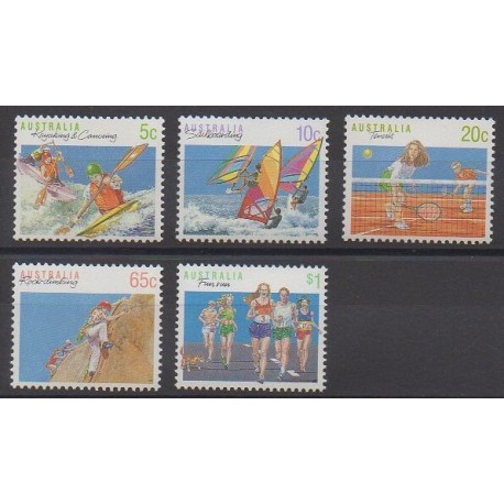 Australie - 1990 - No 1140/1144 - Sports divers
