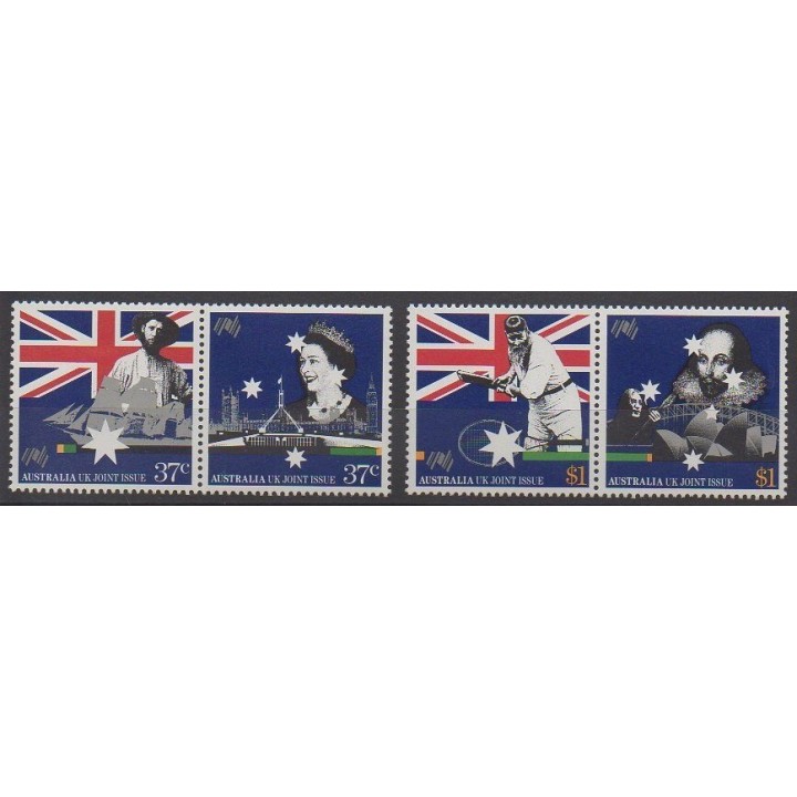 Timbres - Australie - 1988 - No 1085/1088 - Histoire
