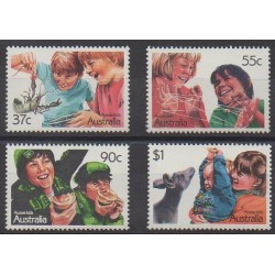 Australia - 1987 - Nb 1029/1032 - Childhood
