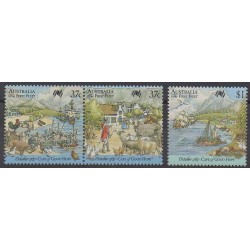 Australie - 1987 - No 1026/1028 - Histoire