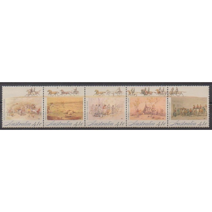Timbres - Australie - 1990 - No 1168/1172 - Histoire