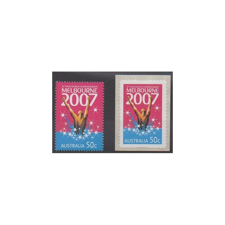 Timbres - Australie - 2007 - No 2664/2664A - Sports divers