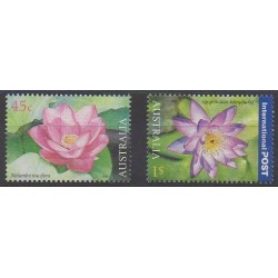 Australie - 2002 - No 2045/2046 - Fleurs