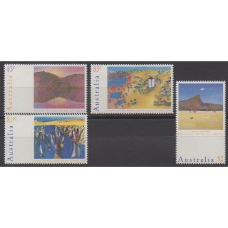 Timbres - Australie - 1994 - No 1339/1342 - Peinture