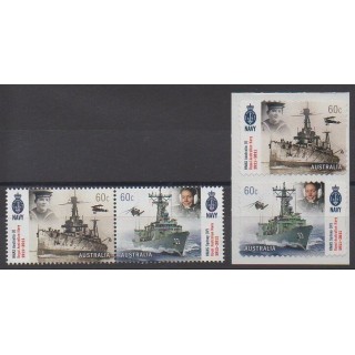 Timbres - Australie - 2011 - No 3450/3453 - Navigation - Histoire militaire